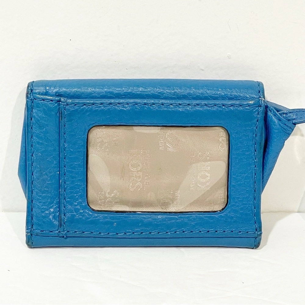 Michael Kors Blue Leather Keychain Card Holder Wallet Accessory - Picture 5 of 5